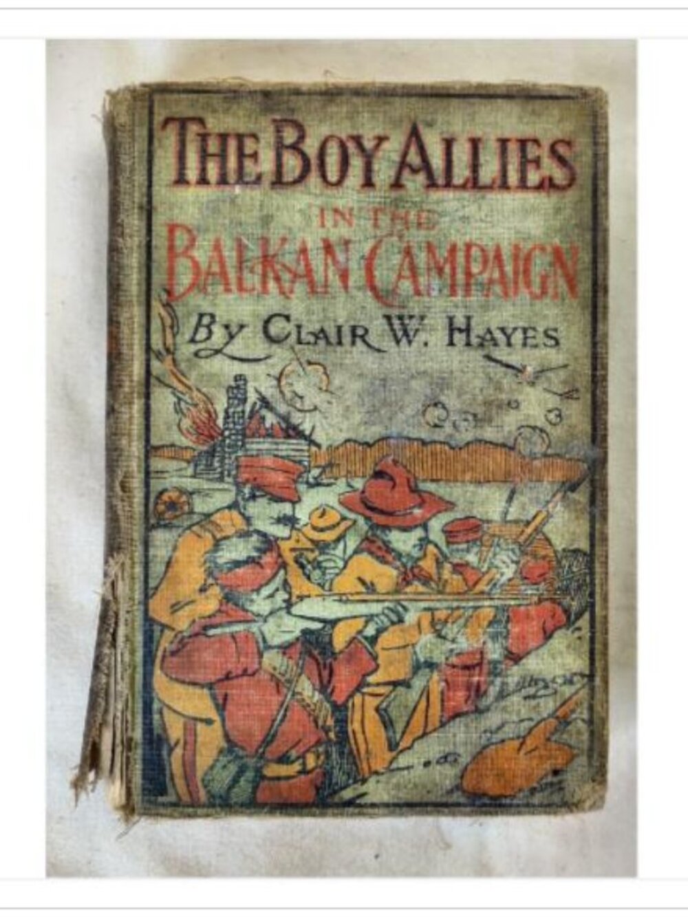 Boy Allies in Balkan Campaign Hayes 1916 A.L. Burt HC